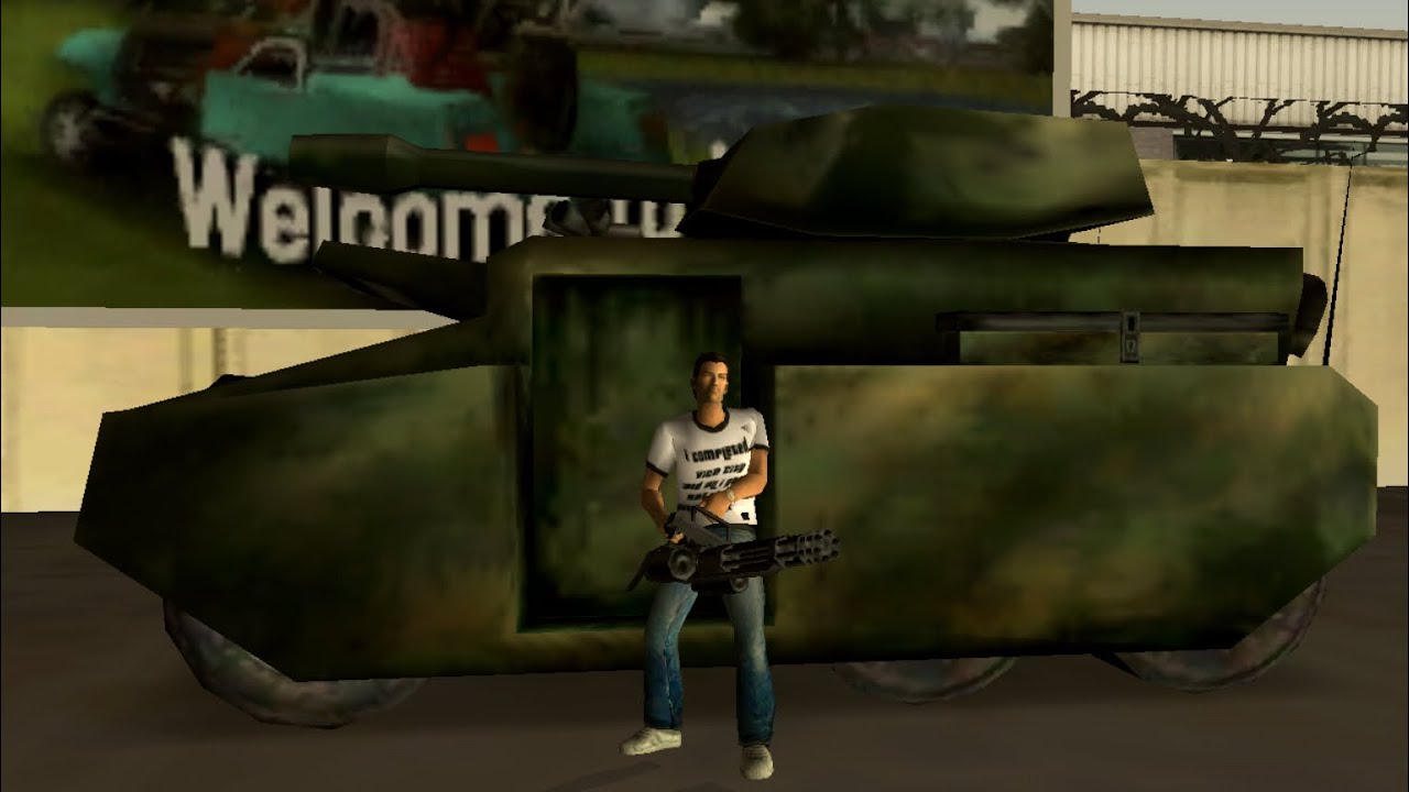 GTA Vice City - Tank Rampage + 6 Star Escape