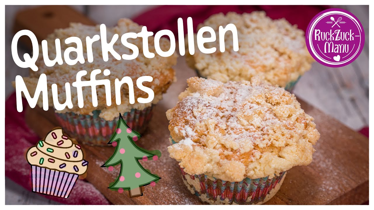 Leckere Quarkstollen-Muffins 🧁😋🎄 Thermomix® TM5/TM6