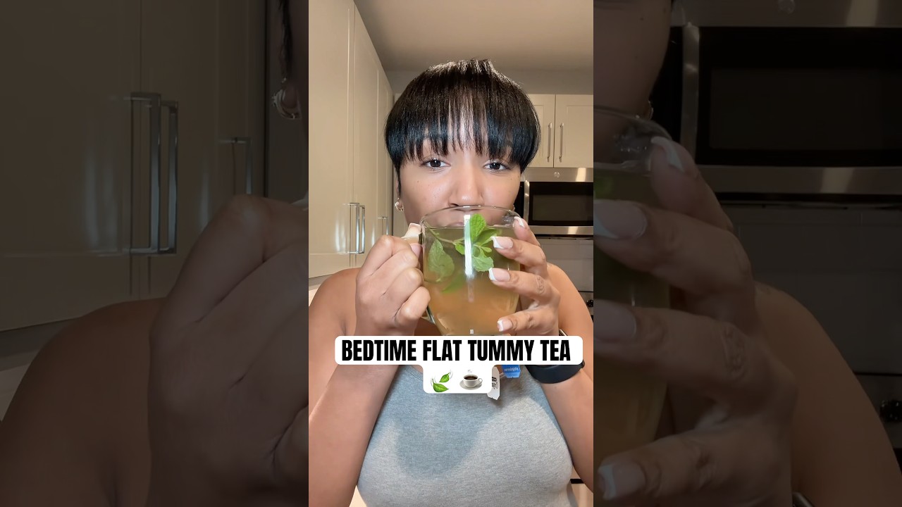 BEDTIME FLAT TUMMY TEA FOR BLOATING 🍋 🍃☕️ 