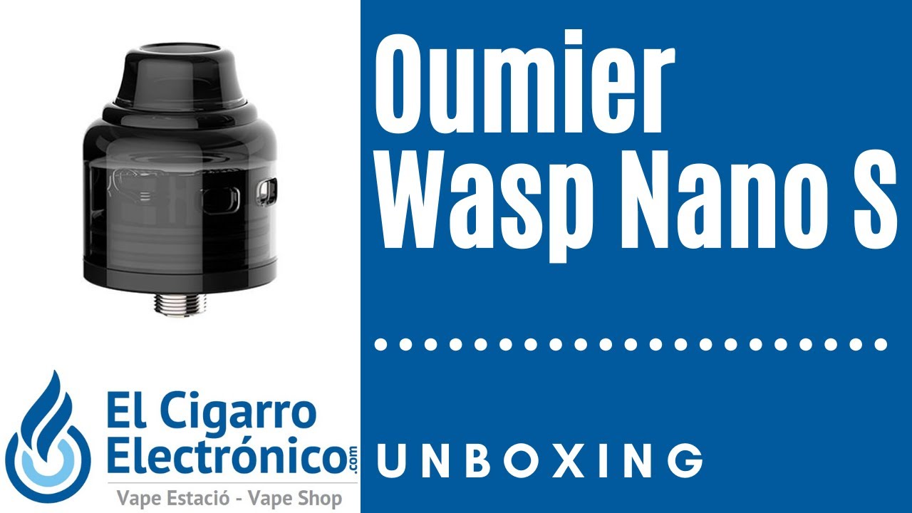 ATOMIZADOR WASP NANO S DUAL COIL RDA DE OUMIER | Unboxing