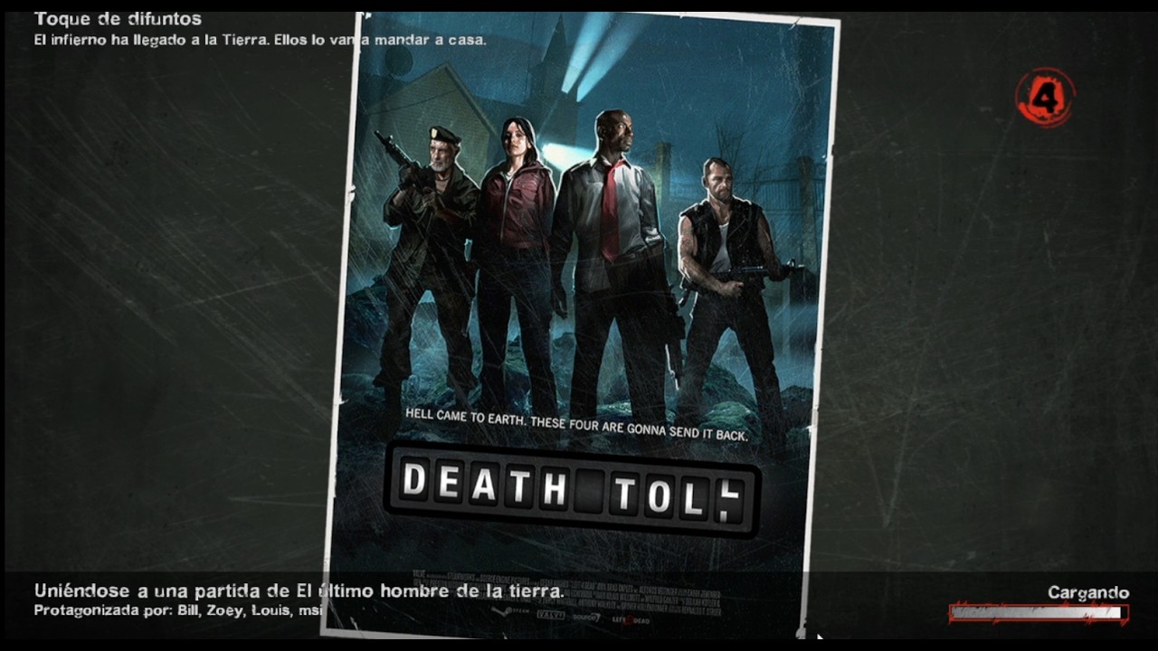LEFT 4 DEAD/TOQUE DE DIFUNTOS/MUTACION/EXPERTO/COMPLETO