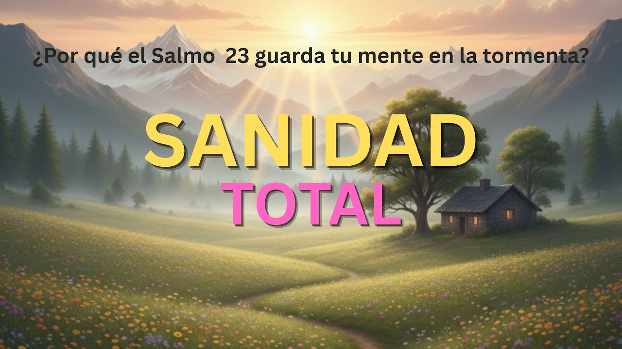 SALMO 23: Paz en la Tormenta  Meditación para Sanar y Descansar (10 Minutos)