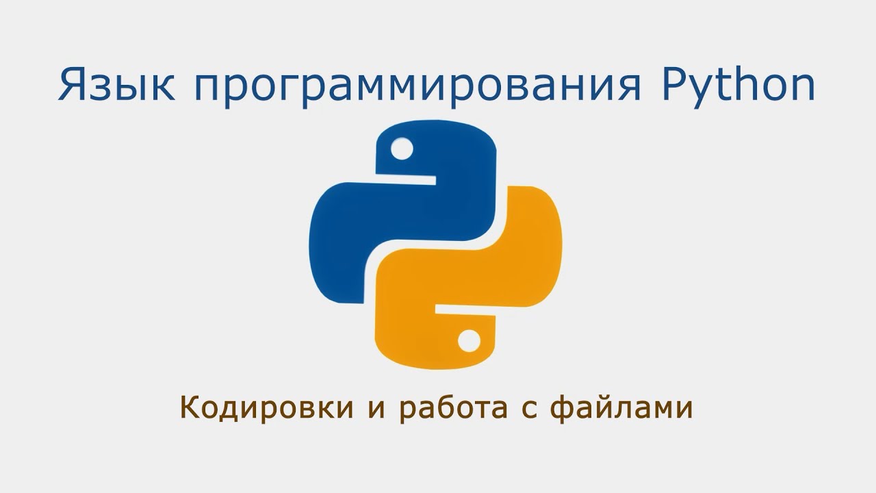 11. Кодировки и работа с файлами (Монтаж)
