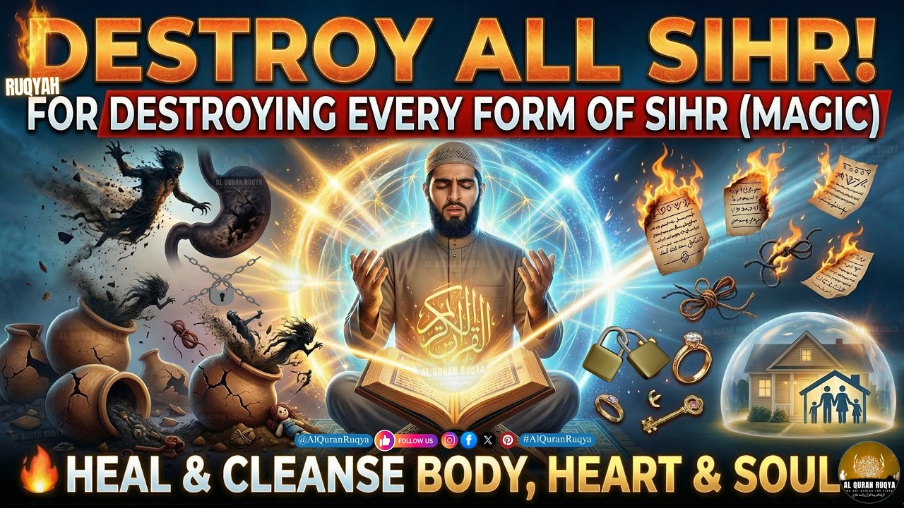Ruqyah Shariah to Destroy every form of Sihr (Magic) — Whether it is eaten, buried, written, hidden.