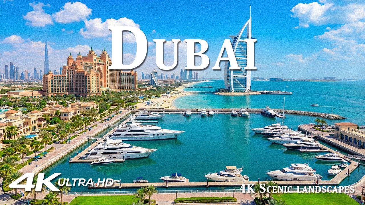 Dubai 4K | Timeless Desert Elegance – Golden Dunes, Futuristic Skyline & Serene Coastlines