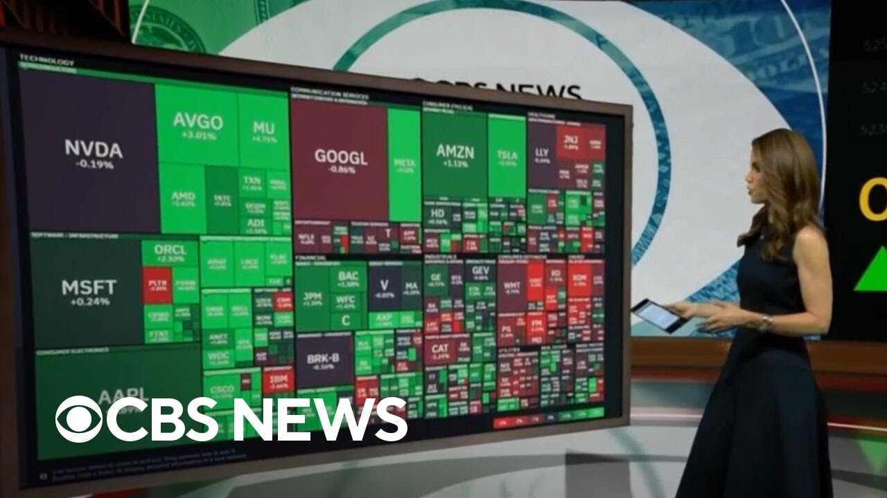 Stock market up after AI chipmakers rebound and oil dips