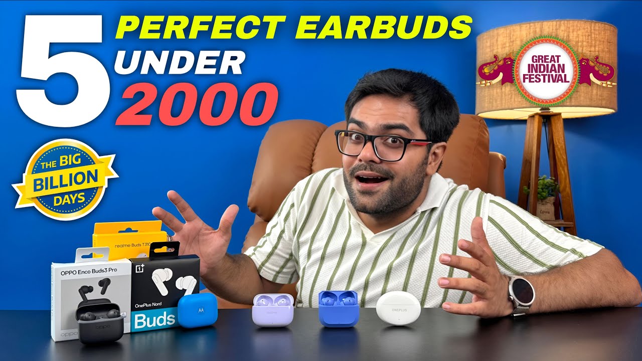 5 Best Earbuds Under 2000 ⚡⚡ Top 5 TWS Earbuds Under 2000 ⚡⚡