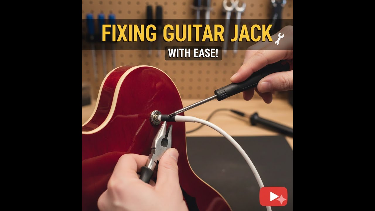 Fixing a Semi-hollow Guitar's Output Jack with EASE