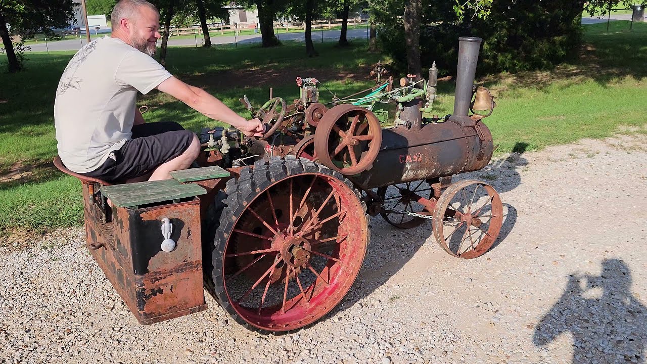 Case Replica Mini Steam Tractor