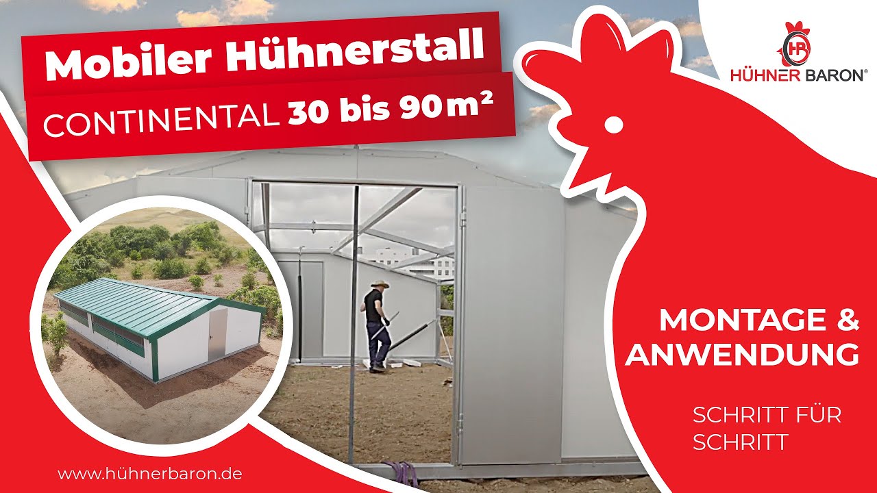 🐔 Mobiler Hühnerstall 