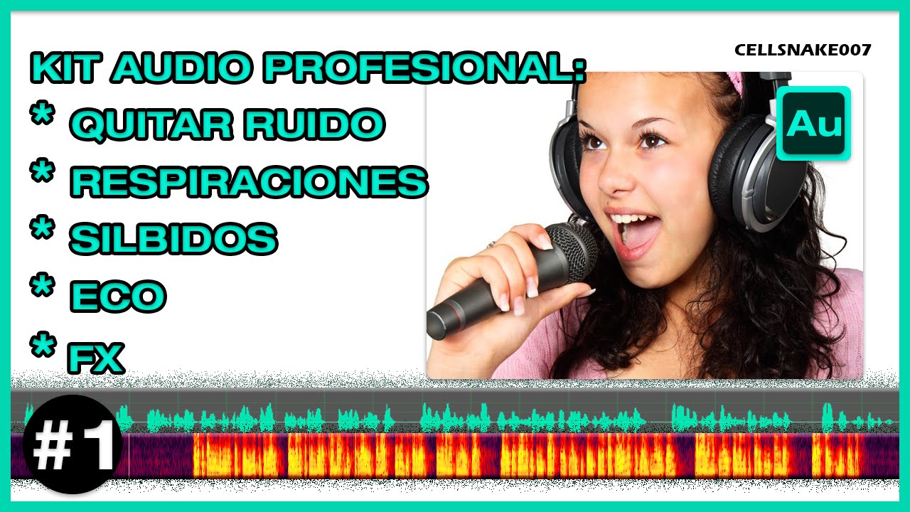 Como Eliminar o Quitar Ruido y Respiraciones en Adobe Audition CC 2015 [KIT Audio 1]