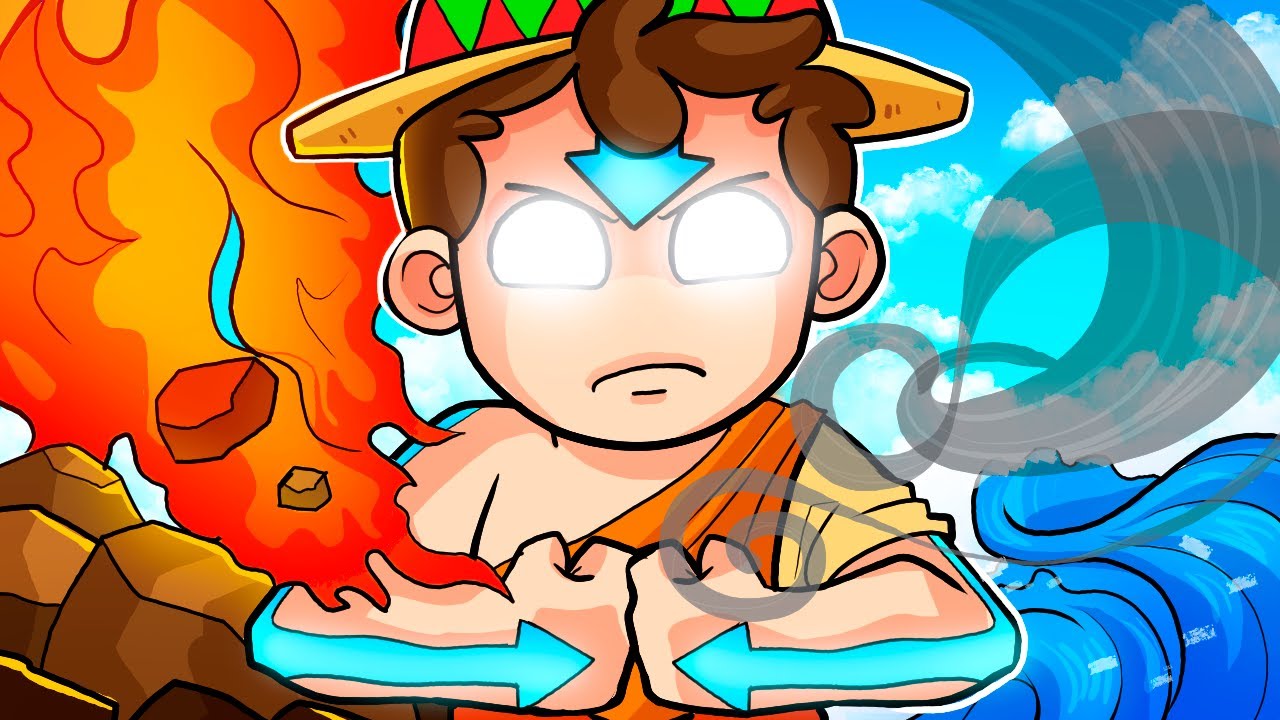 &iexcl;Minecraft PERO soy el AVATAR! 💧🔥🪨🌪️ SILVIOGAMER MINECRAFT PERO