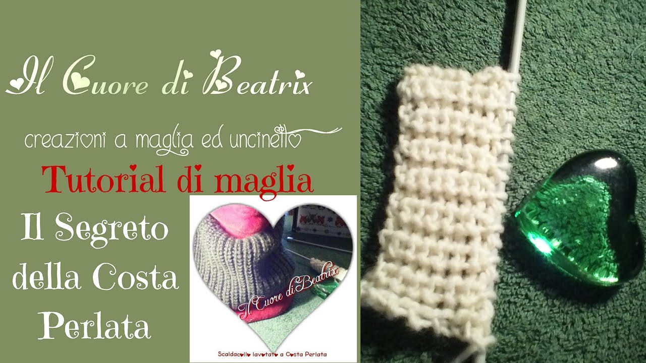 Tutorial Maglia ai ferri La Costa Perlata