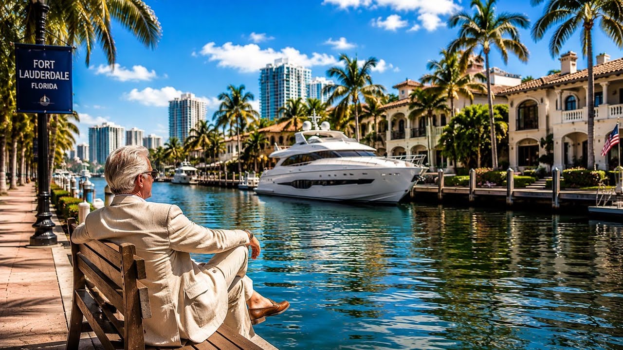 Fort Lauderdale Millionaire Mansions 🇺🇸 | Luxury Waterfront Walking Tour | 4K HDR
