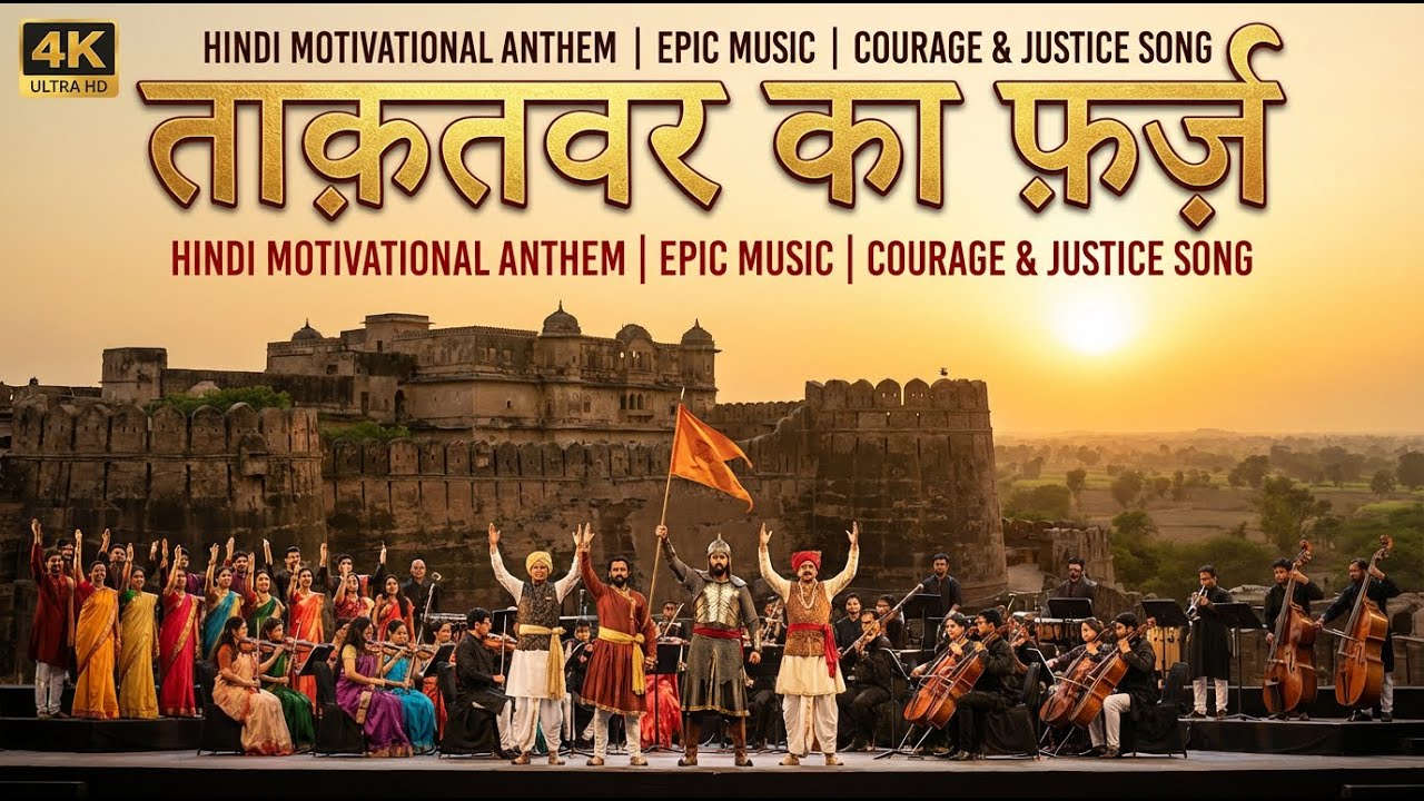 Hindi Motivational Anthem | ताक़तवर का फ़र्ज़ | Epic Music | Courage & Justice Song