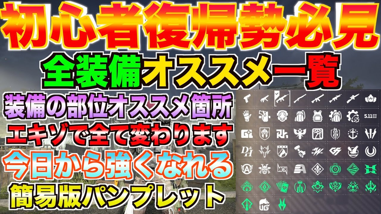 【ディビジョン２】装備の組み方部位で一気に変わります【初心者復帰勢必見】ノーブランド装備って意外に強いです