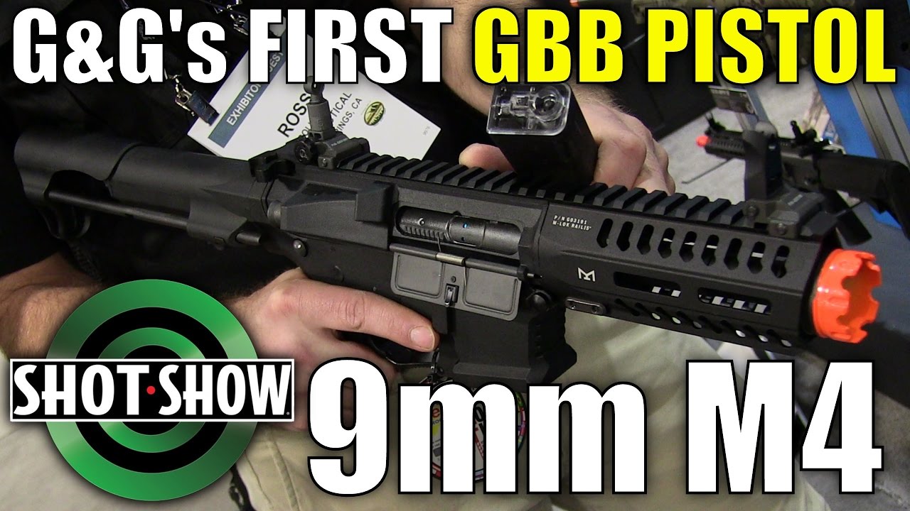 G&G's First GBB Pistol & ARP 9mm M4 - USAirsoft at Shot Show 2017