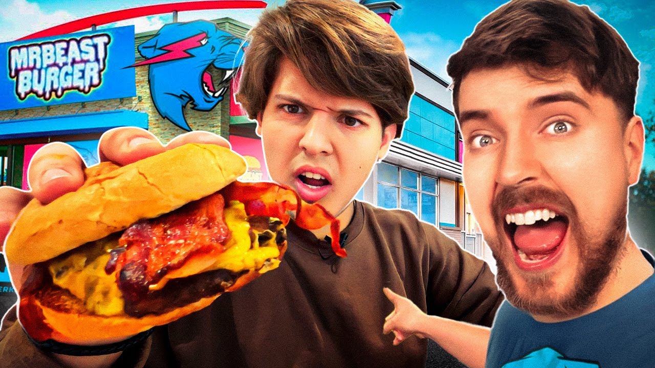 Las MEJORES hamburguesas de USA? MrBeast Burger | New Jersey, USA