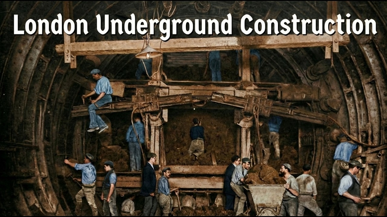 Inside London Underground - How it was built (AI Reconstruction)