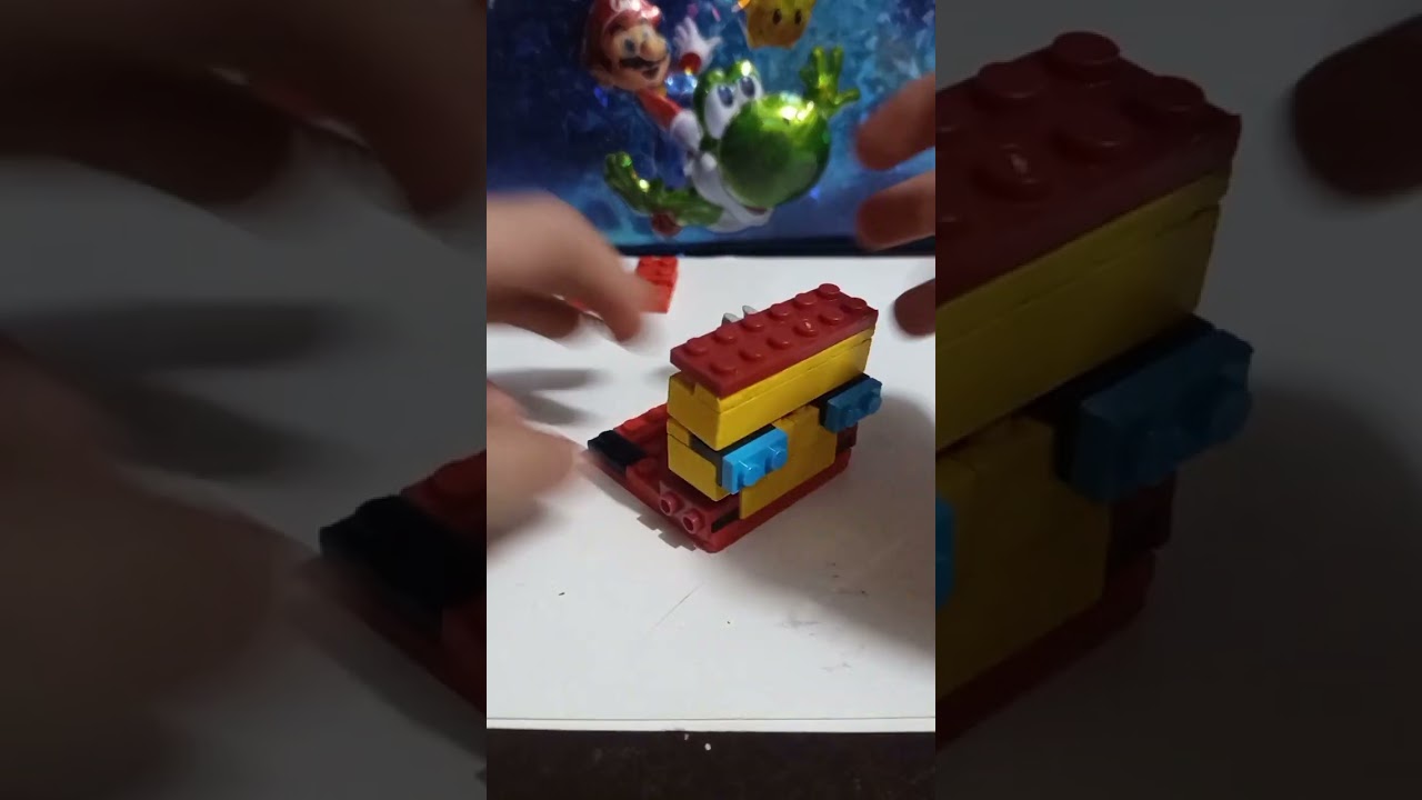 Mini casco de iron man de lego