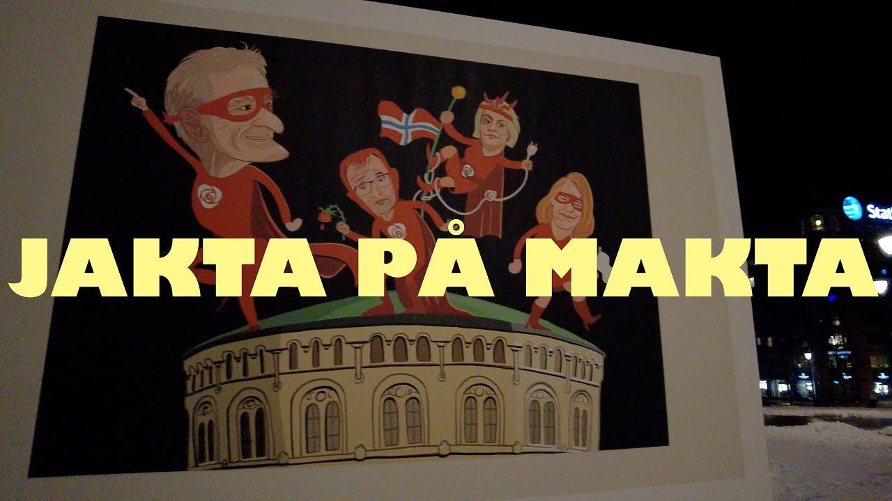 📰 Utstilling p&aring; Eidsvolls plass &laquo;Jakta p&aring; makta &ndash; Avistegninger i Stortingets kunstsamling&raquo;  🎨