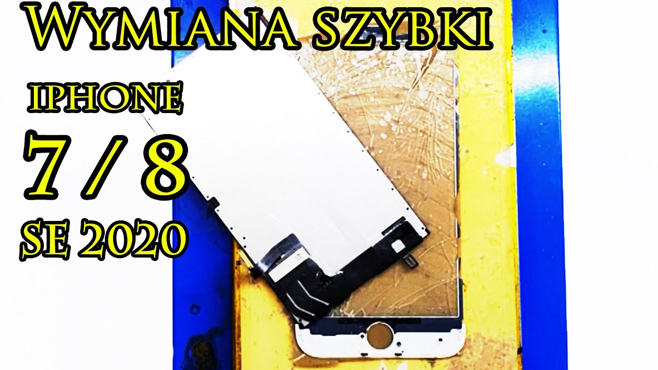 Wymiana szybki wyświetlacza iphone 7 8 se 2020 SmartphoneSpa.pl Łodź