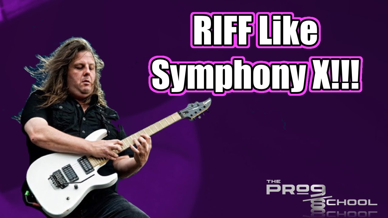 Symphony X RIFF Lesson!!  How to Riff Like Michael Romeo