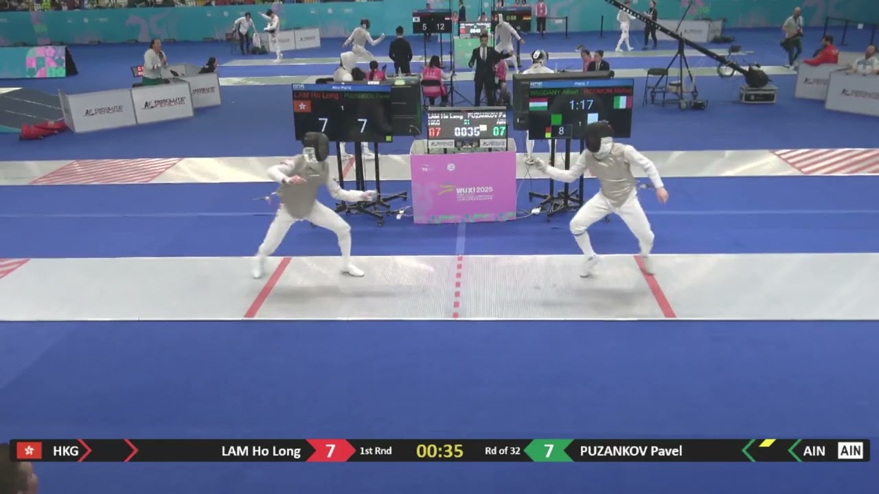 Wuxi Worlds 2025 JMF - L32 - Lam Ho Long HKG v Pavel Puzankov RUS