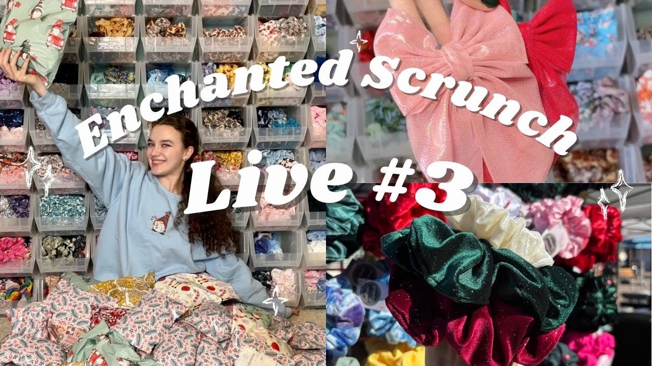 ✨ Enchanted Scrunch LIVE #3: Order Packaging & More!!