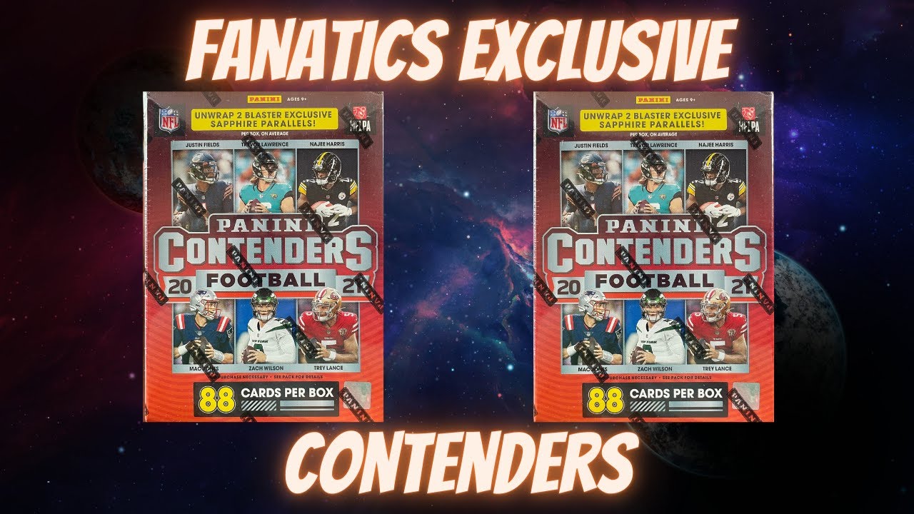 FANATICS EXCLUSIVE 2021 Contenders Football Blaster Box (X2)