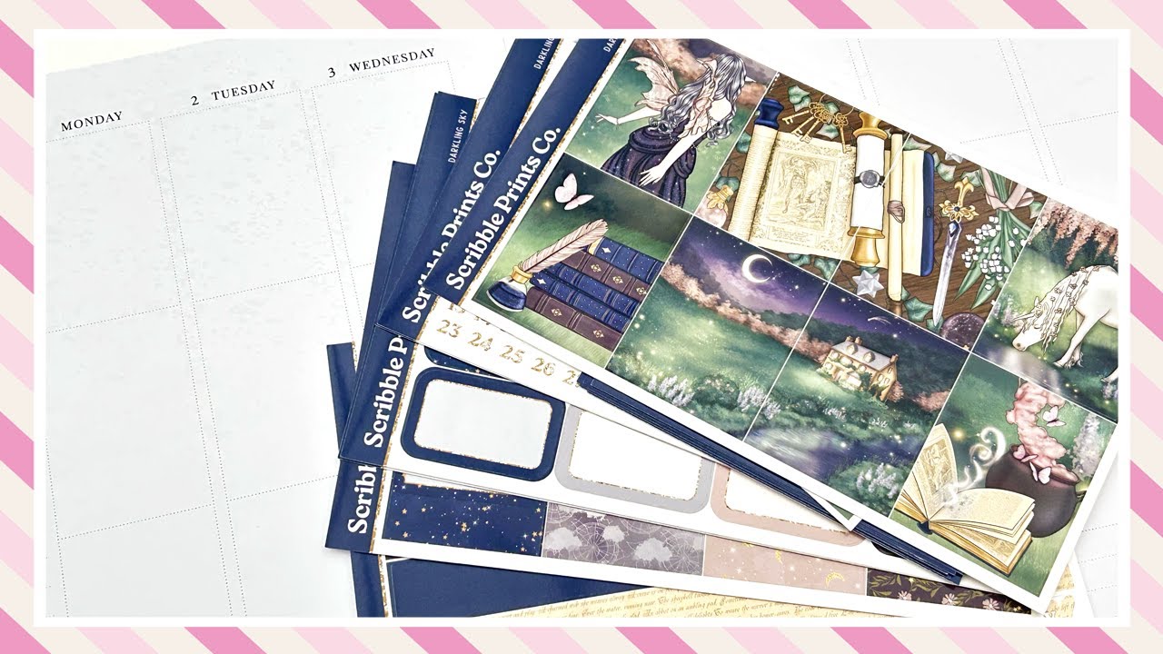 Plan With Me ☆ Darkling Sky (Scribble Prints Co)