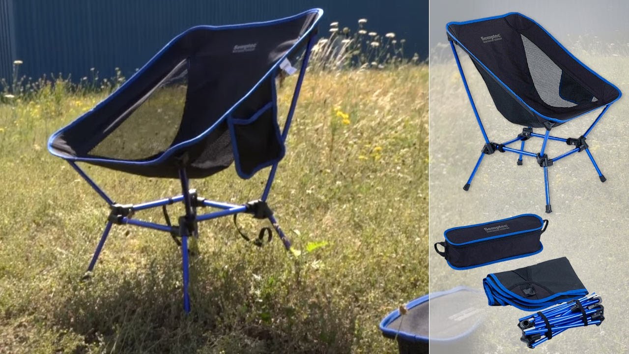 Chaise de camping pliable Semptec [PEARLTV.FR]