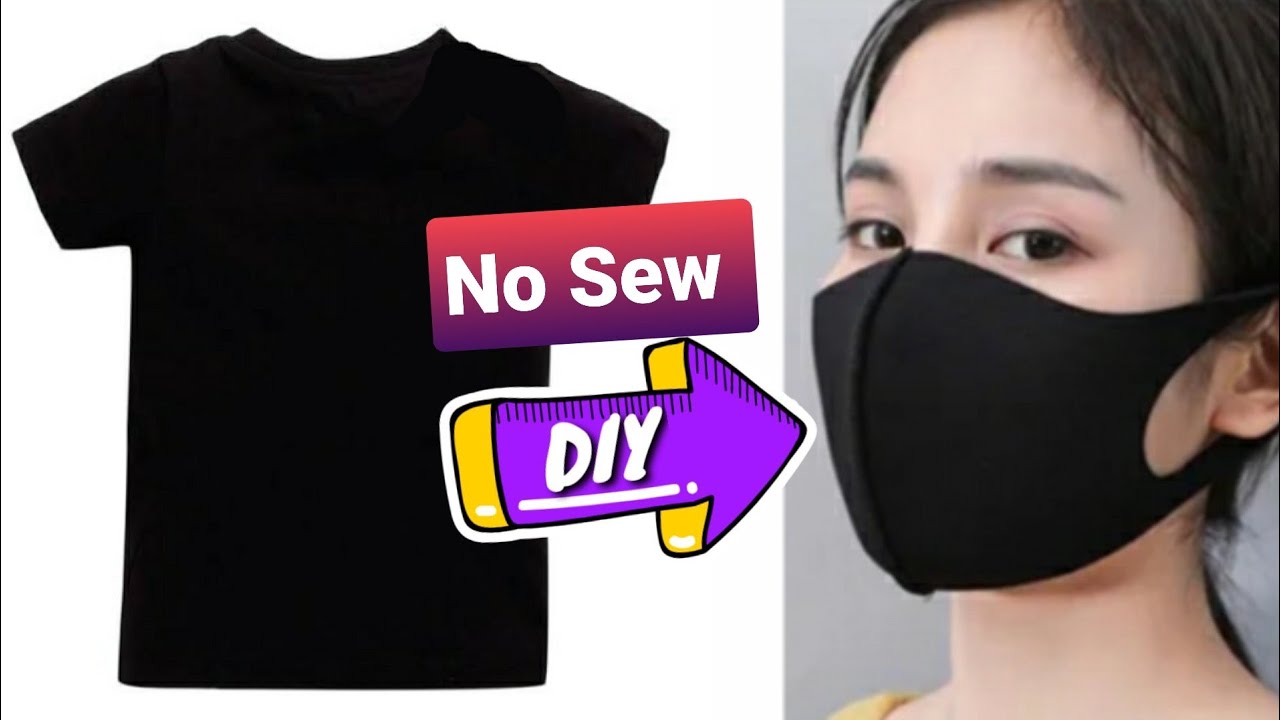 How to Make a No Sew DIY protective Face Mask | Disposable Face Mask