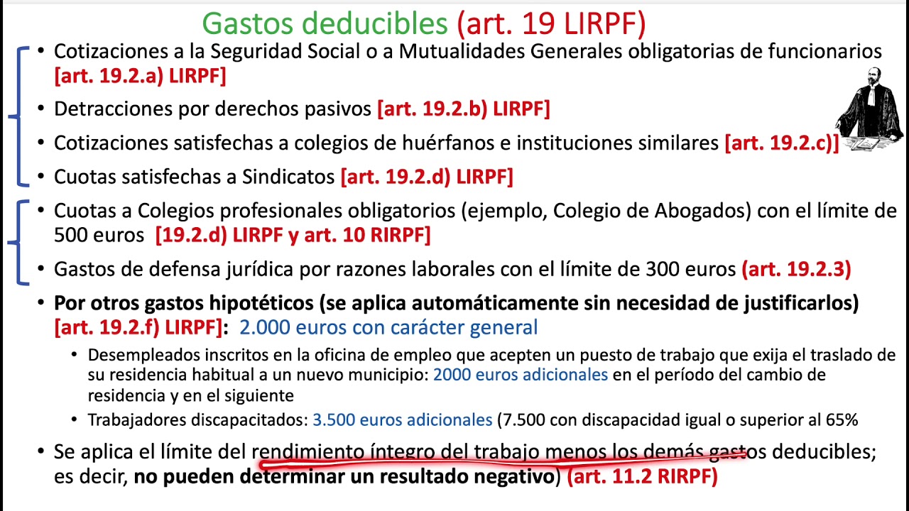 IRPF 03 4 Gastos deducibles