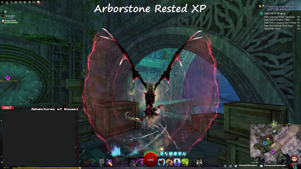 Arborstone Rested XP Guide - Guild Wars 2