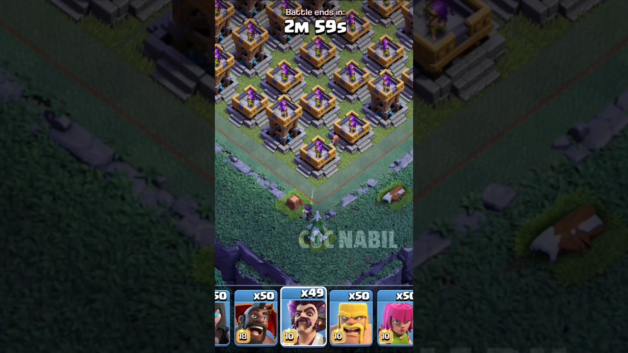 Party Wizard vs All Archer Tower