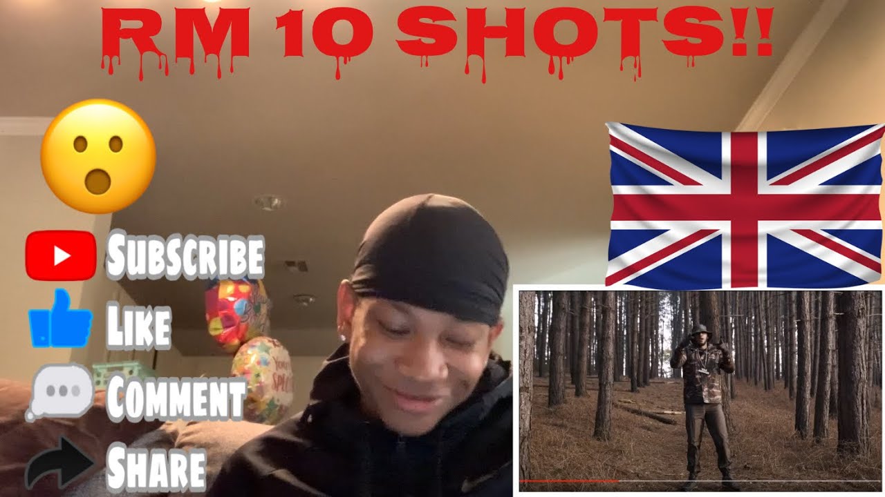RM - 10 Shots [Music Video] | GRM Daily (AMERICAN REACTION)