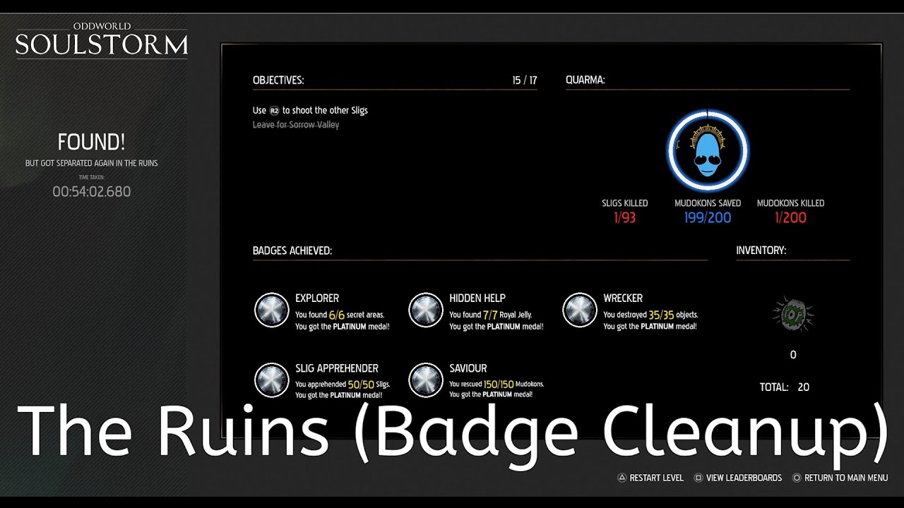 Oddworld: Soulstorm - The Ruins (Badge Cleanup)
