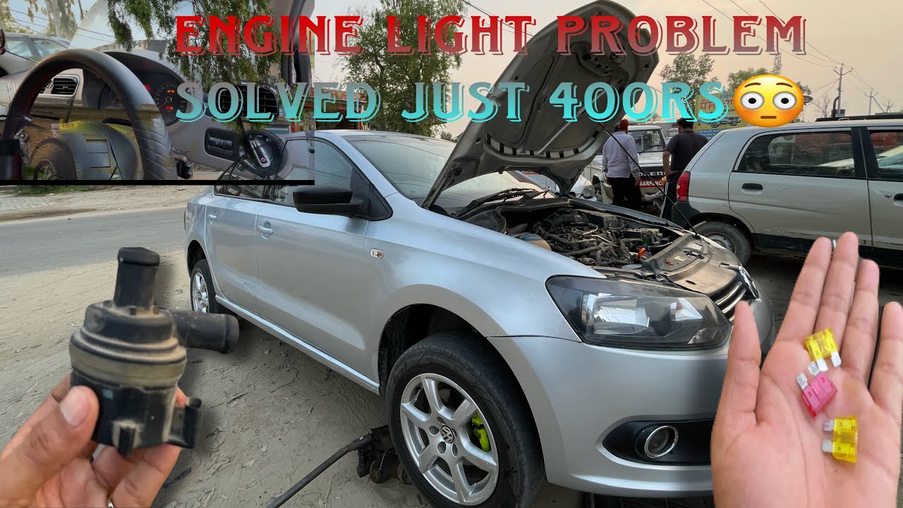 car pick up problem solved |engine check light |coolant pump problem | #vlog #vento #carmaintenance