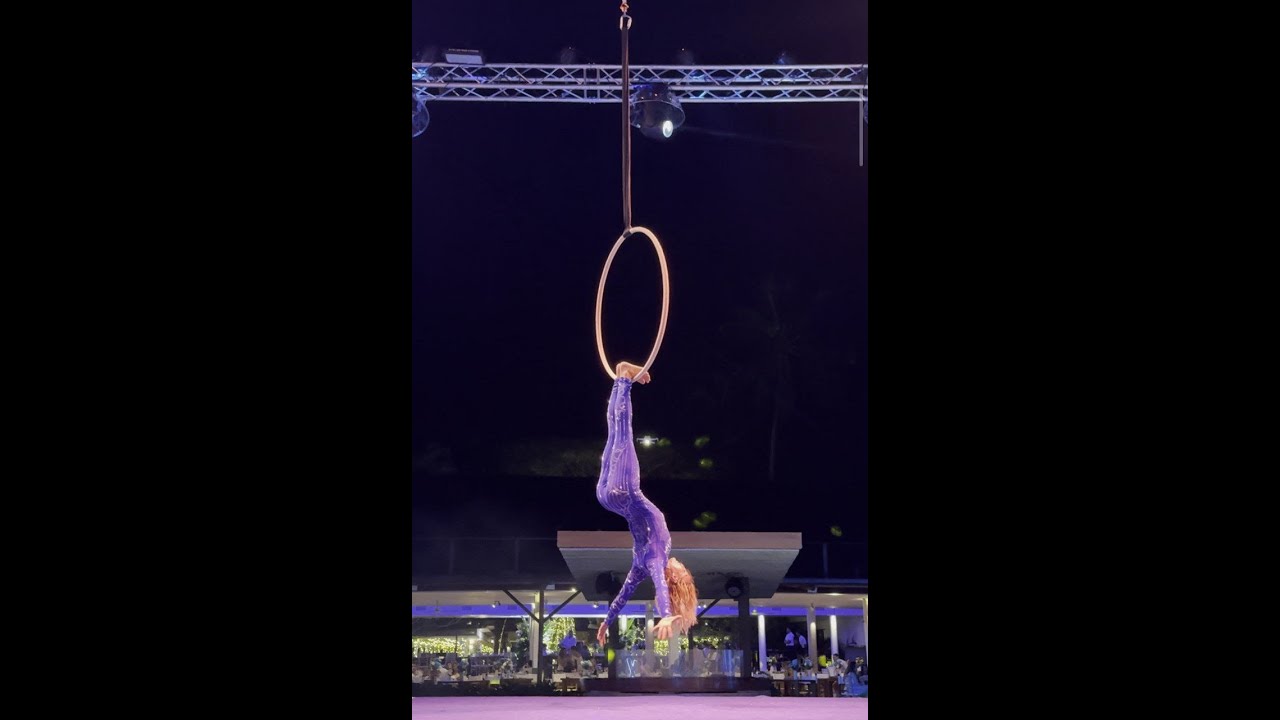 Nika performance on aerial hoop 2026 Koh SAmui THailand