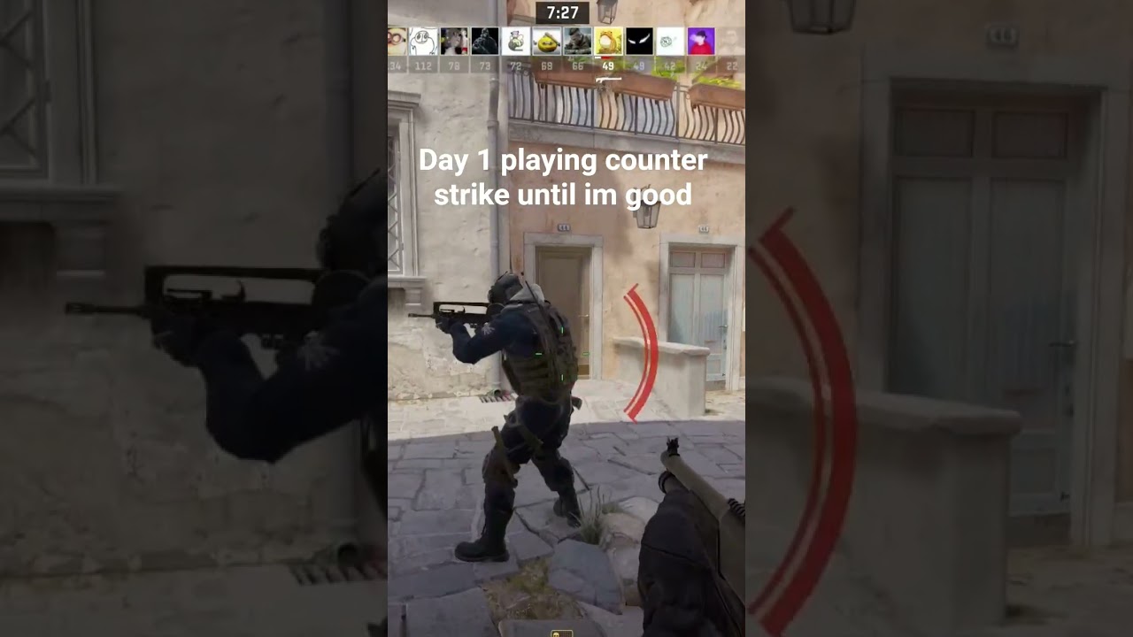 day 1 of playing counter strike until im good 