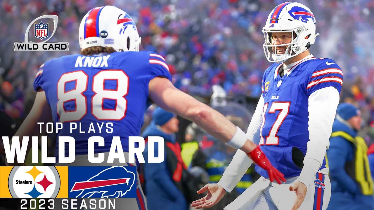 Buffalo Bills Top Plays vs. Pittsburgh Steelers In 2023 Wildcard Victory!
