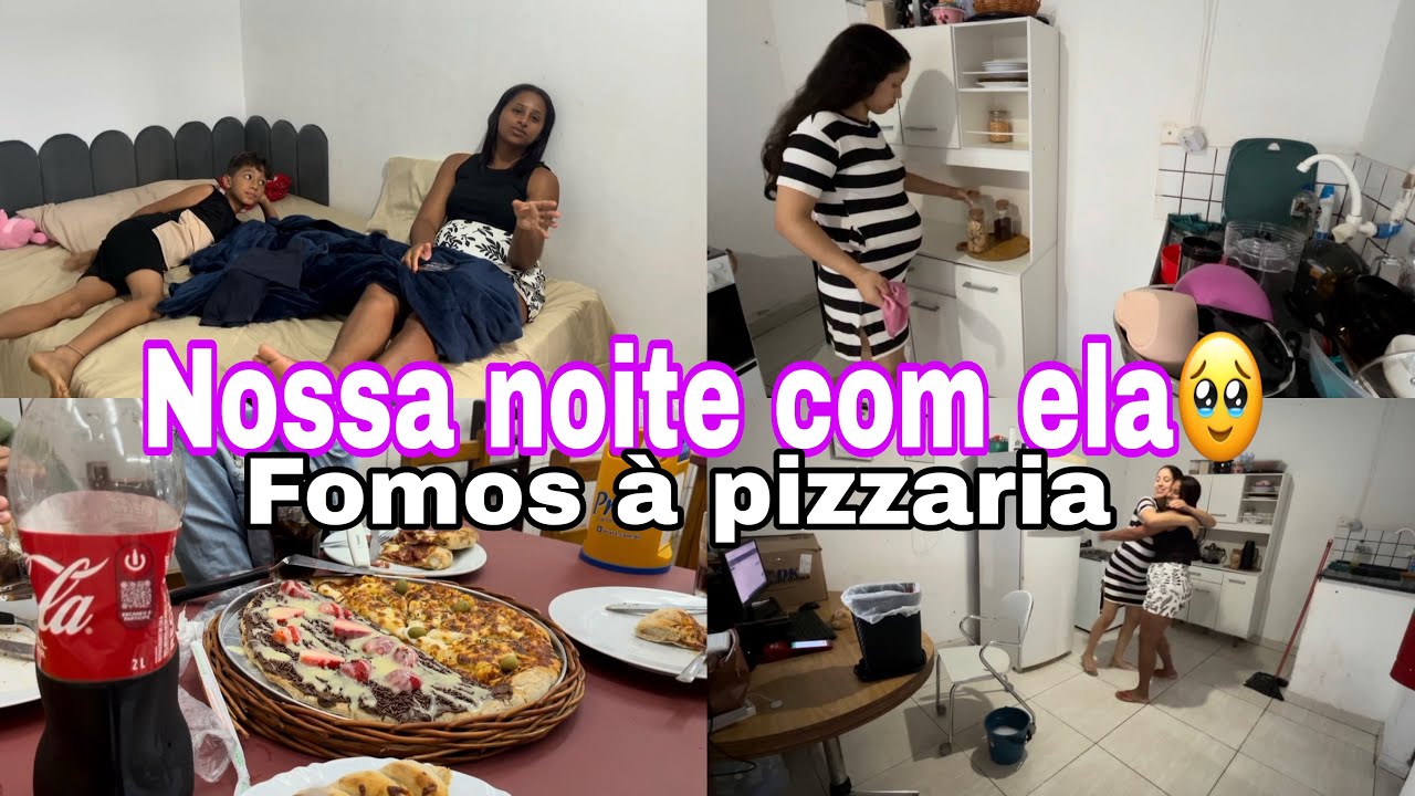 FOMOS À PIZZARIA COM A MINHA IRMÃ TATI || NOSSA NOITE COM ELA🥹