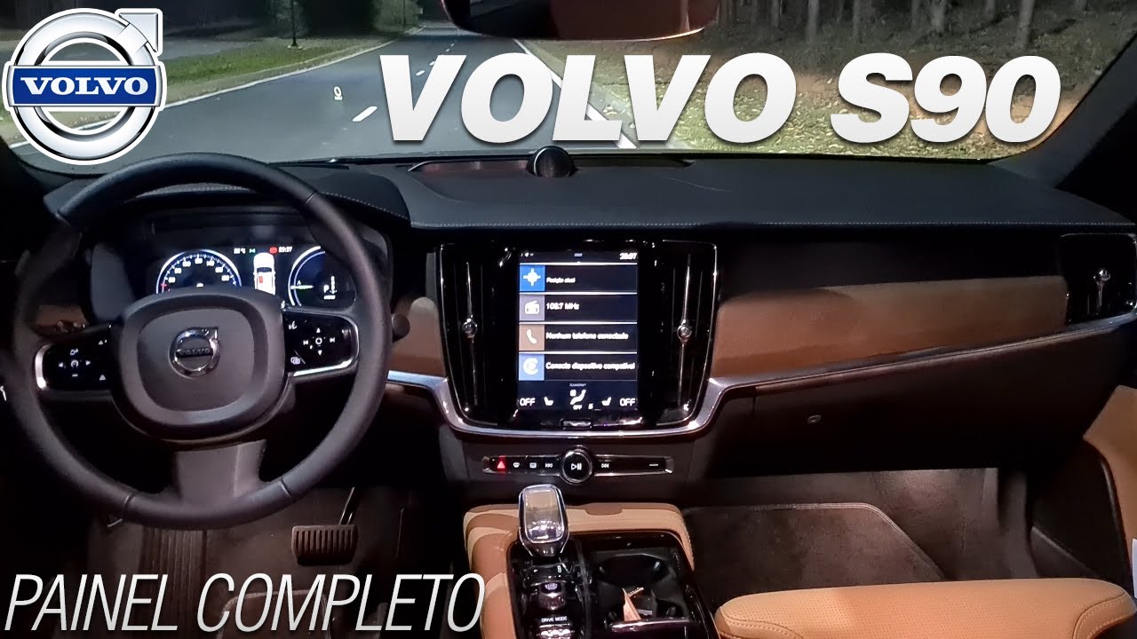 O PAINEL A NOITE DO VOLVO S90 É MAGNÍFICO!