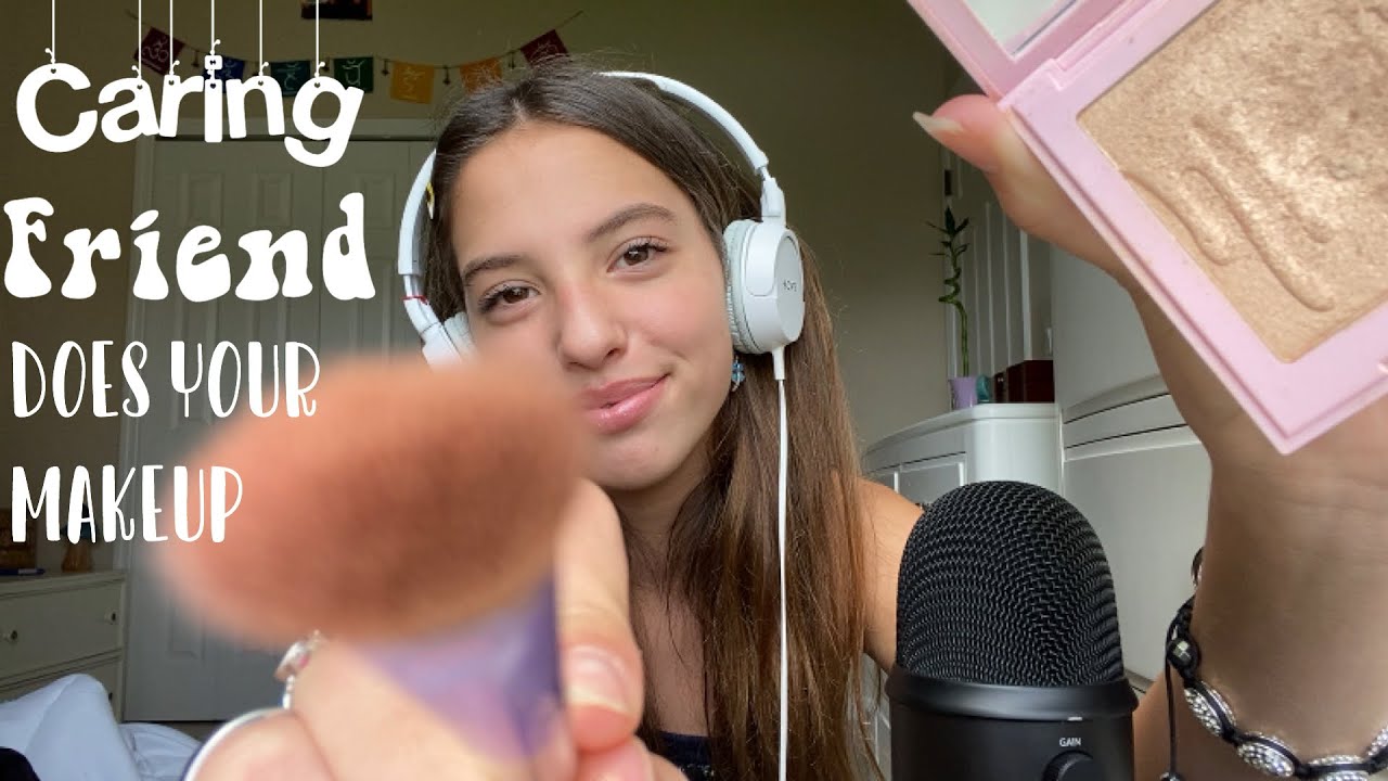 ASMR Doing your makeup roleplay 💖
