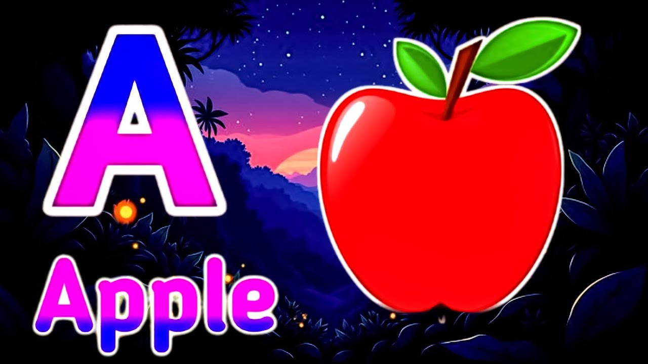 Phonics Song 2 with TWO Words in 3D - A For Airplane - ABC Alphabet Songs & Sounds  016