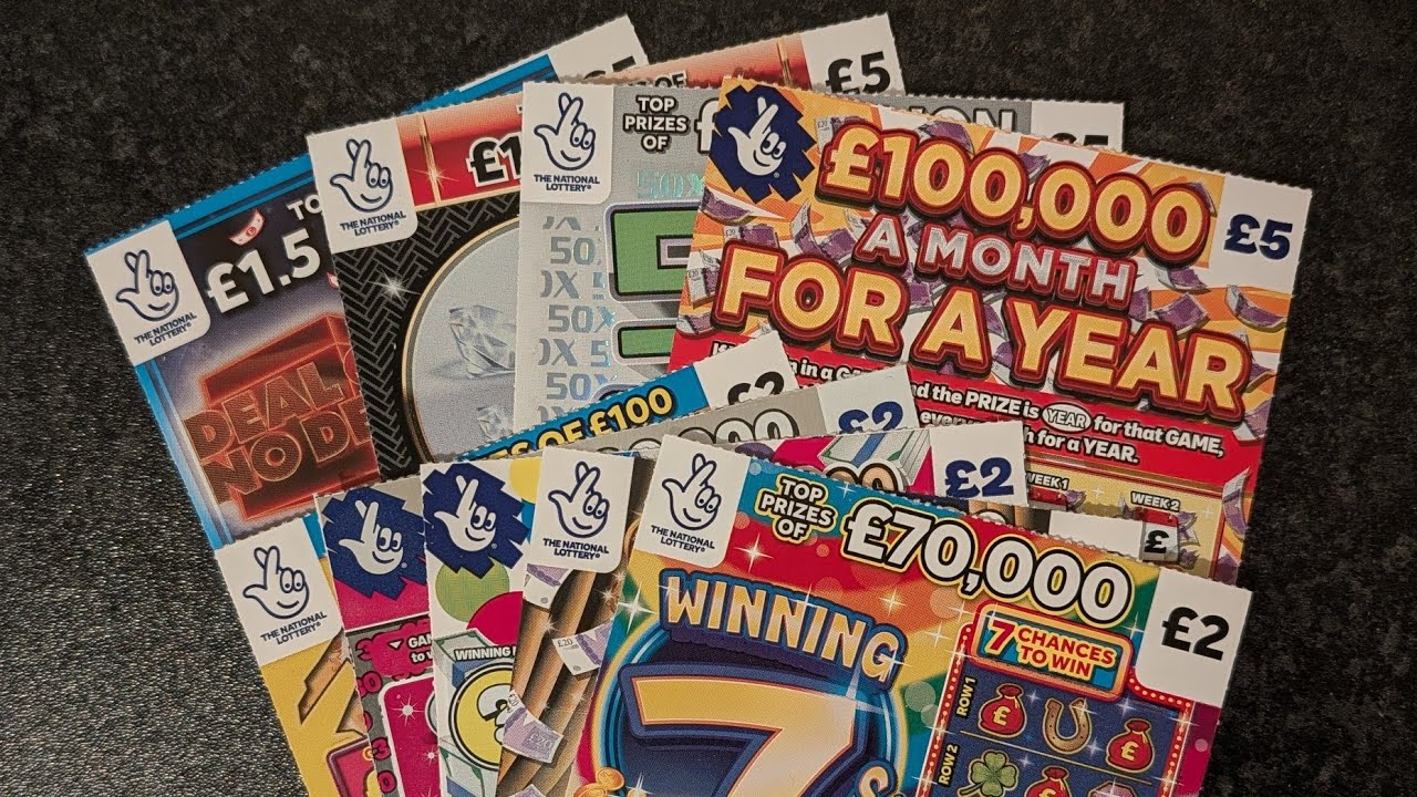 Набор лотерейных скретч-карт Allwyn UK ​​National Lottery стоимостью 30 фунтов стерлингов.