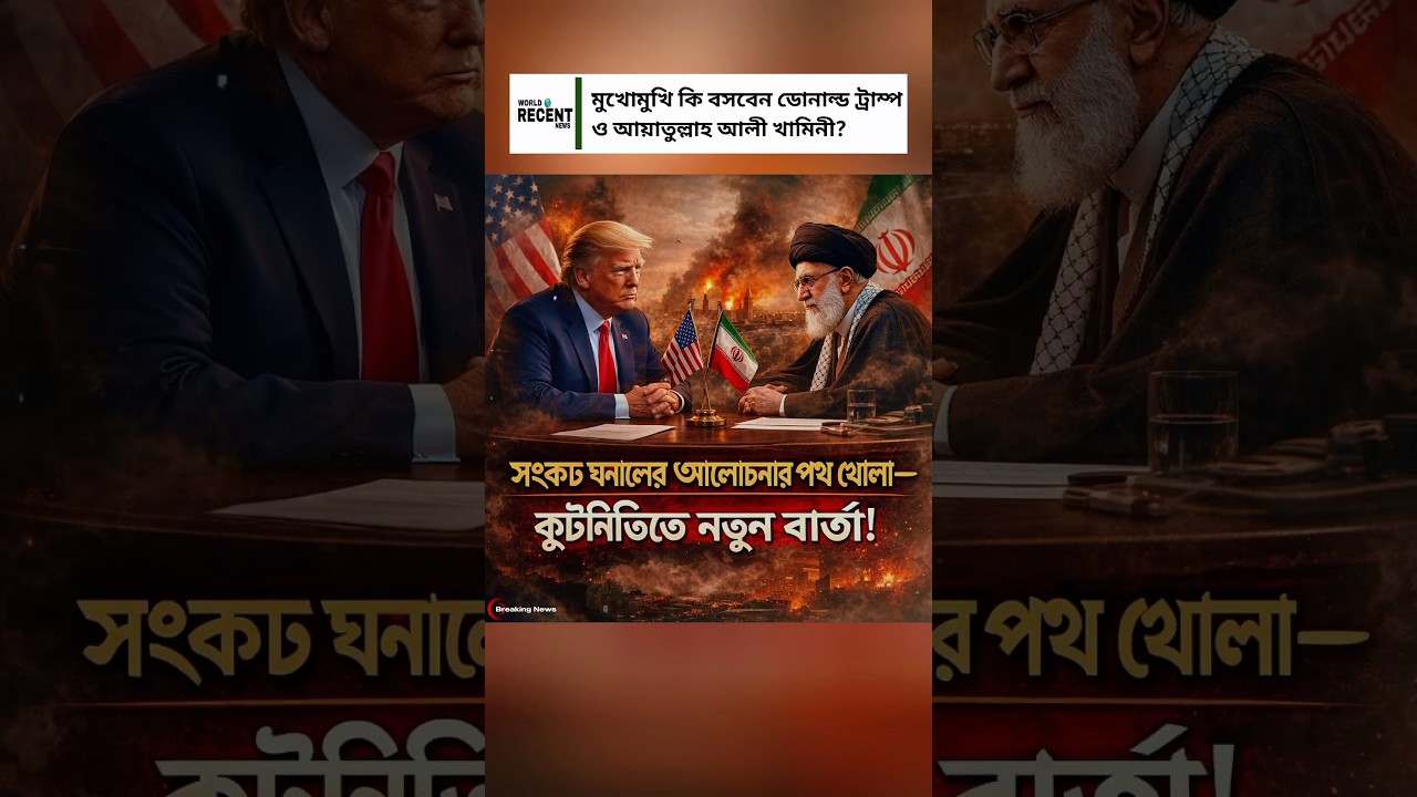 US Signals Diplomacy with Iran Amid Rising Tensions | Trump & Khamenei Possible Meeting