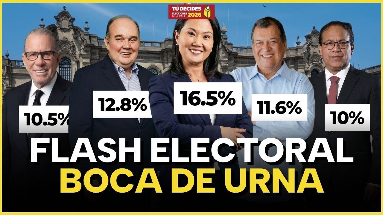 🔴 ELECIONES Y FLASH ELECTORAL 2026: SUCESOS, AN&Aacute;LISIS Y REACCIONES | #T&uacute;Decides | El Comercio
