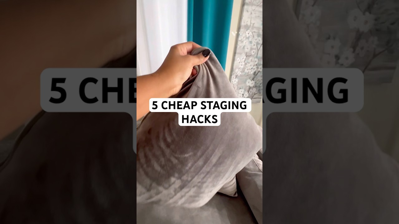 5 Budget-Friendly Home Staging Tips to Sell Homes Faster | Real Estate Marketing Hacks 🏡✨